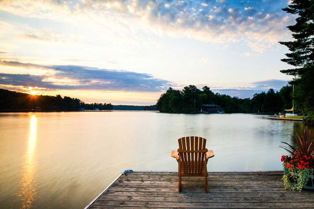 Lake views at Kahite are breathtaking